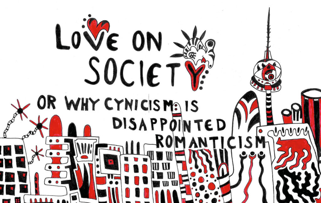 Spread from Love on Society book