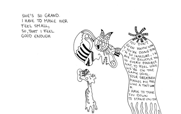 Spread from Love on Society book