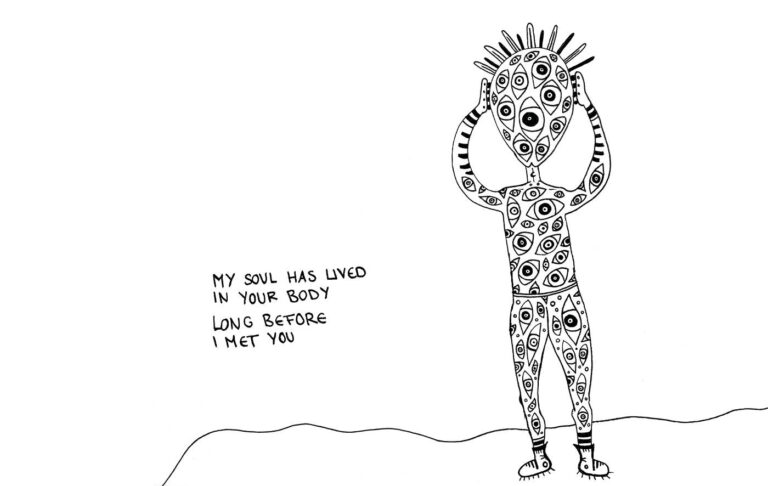 Spread from Love on Society book